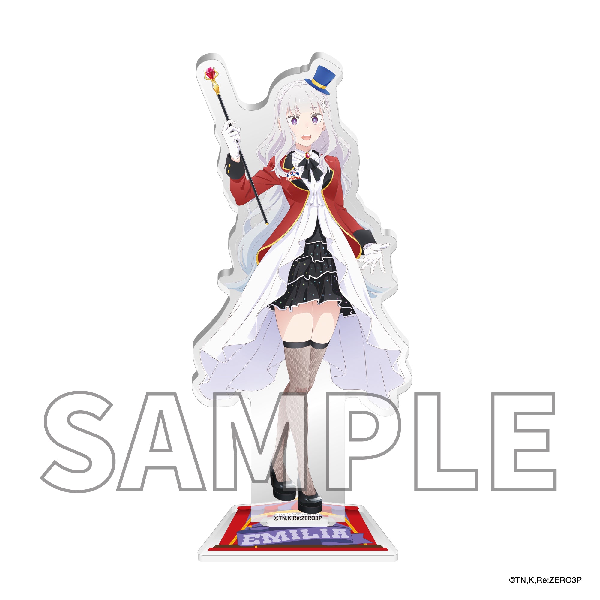 (Goods - Acrylic Stand) Re:Zero − Starting Life in Another World Acrylic Stand Figure CARNIVAL ver. - Emilia