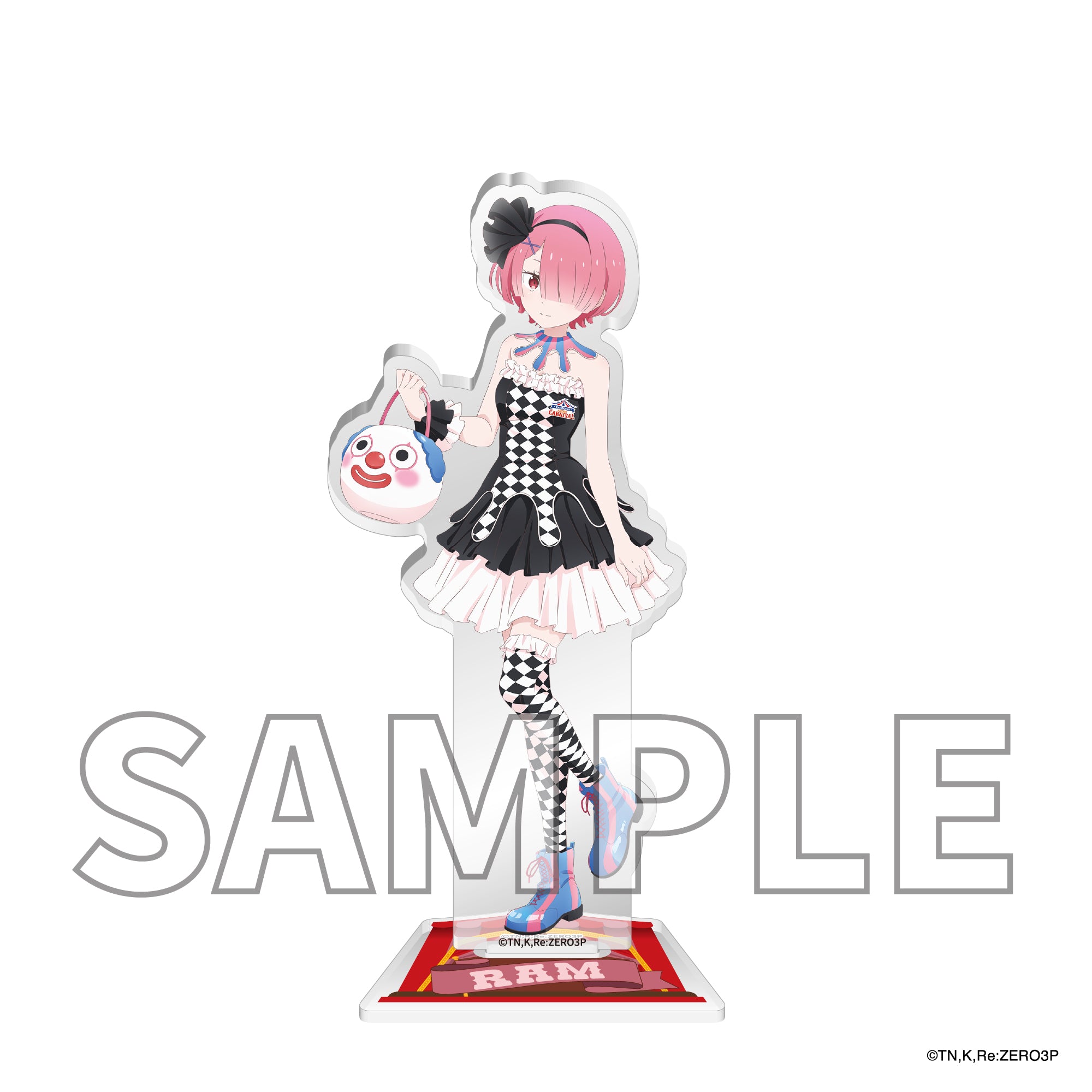 (Goods - Acrylic Stand) Re:Zero − Starting Life in Another World Acrylic Stand Figure CARNIVAL ver. - Ram