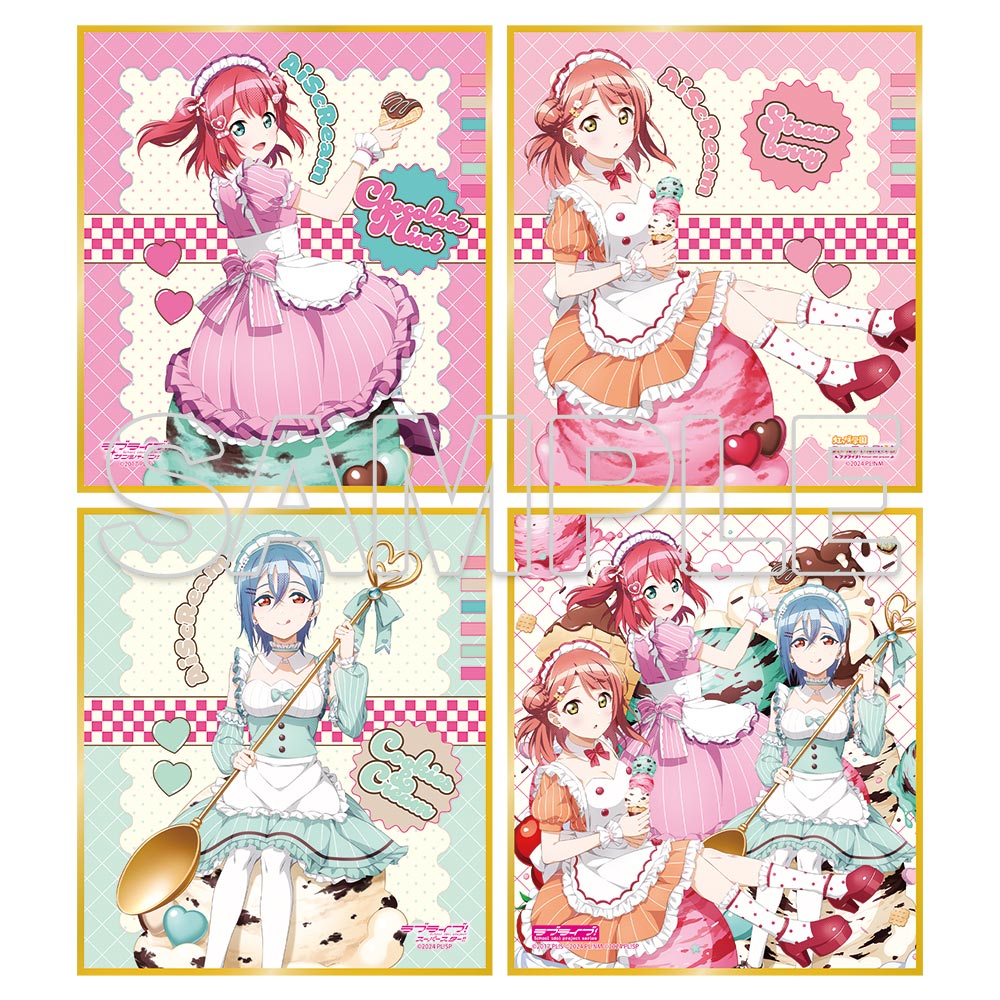 [※Blind](1BOX=3)(Goods -Art Board) Love Live! Series AiScReam Tradable Mini Illustration Board