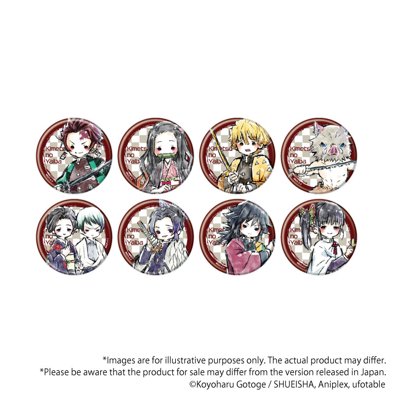 (1BOX=8)(Goods - Badge) Demon Slayer: Kimetsu no Yaiba Button Badge 01 (GraffArt)