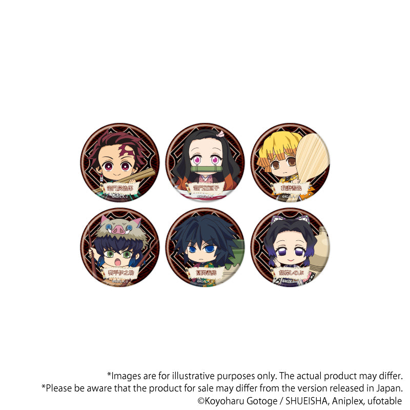 (1BOX=6)(Goods - Badge) Demon Slayer: Kimetsu no Yaiba 02 Button Badge (Photo Chara)