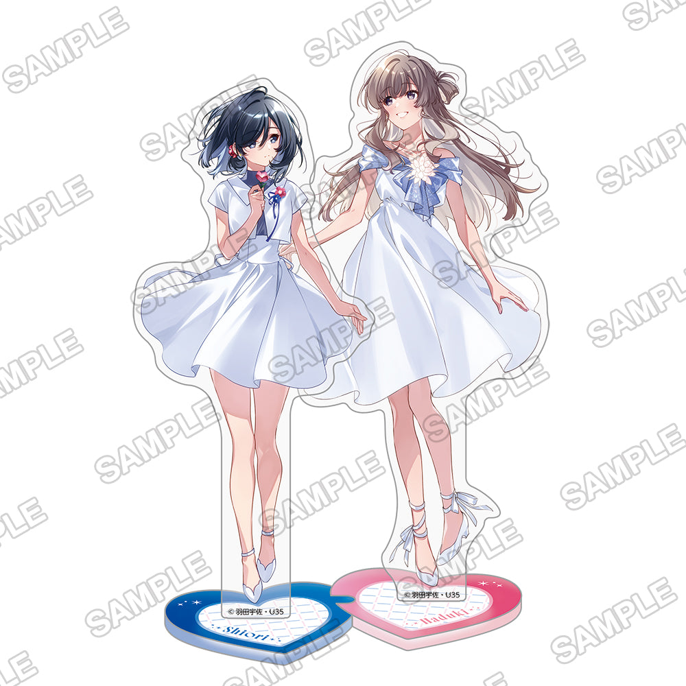(Goods - Acrylic Stand) Buying a Classmate Once a Week: Their Secret Under One Roof Birthday Newly Drawn Acrylic Stand - Shiori Miyagi