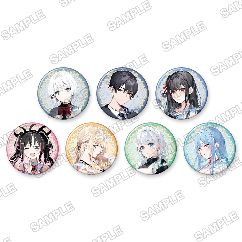 (Goods - Badge) The Detective Is Already Dead Tradable Tin Badge (7 in total)
