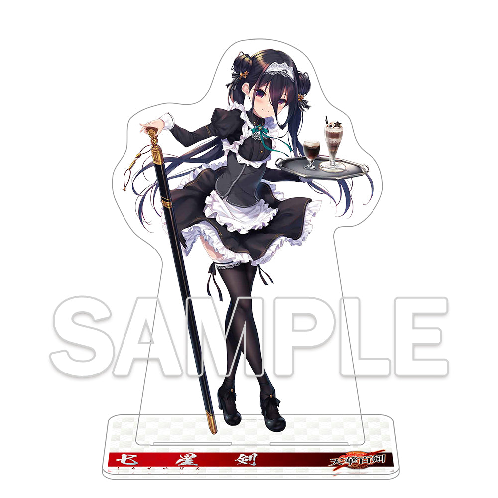 (Goods - Acrylic Standl) [10th Anniversary Re-release Edition] Tenka Hyakken G’s Magazine 30th Anniversary Commemorative Ultra Big Acrylic Figure - Shichiseiken Maid Ver.