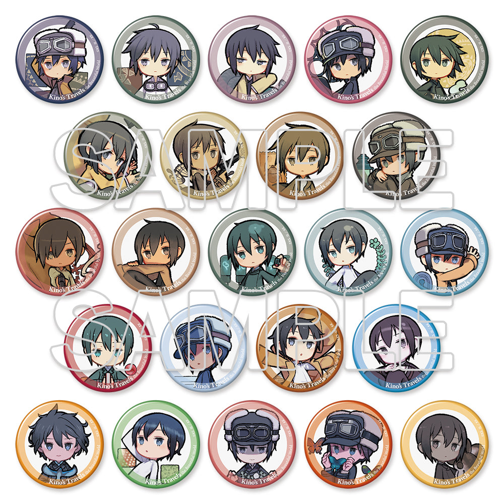 [※Blind](1BOX=3)(Goods - Badge) Kino's Journey -the Beautiful World- 25th Anniversary Tradable Tin Badge B