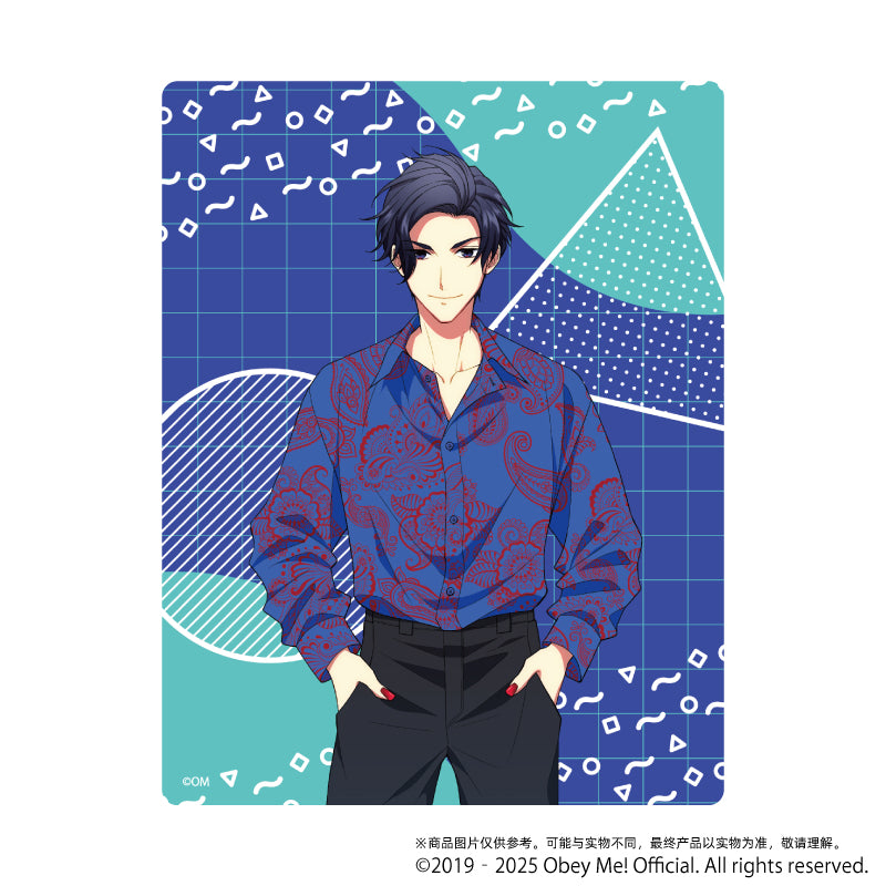 (1BOX=7)(Goods - Card) Obey Me! Acrylic Card 03 - Retro Fashion Ver. (feat. Exclusive Art)