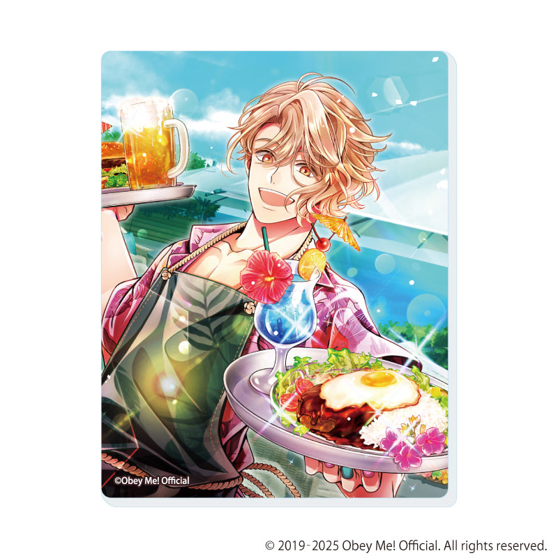 (1BOX=7)(Goods - Card) Obey Me! Nightbringer Acrylic Card 09 (Official Art)