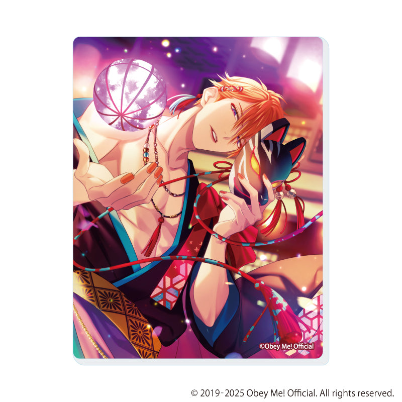 (1BOX=7)(Goods - Card) Obey Me! Nightbringer Acrylic Card 09 (Official Art)