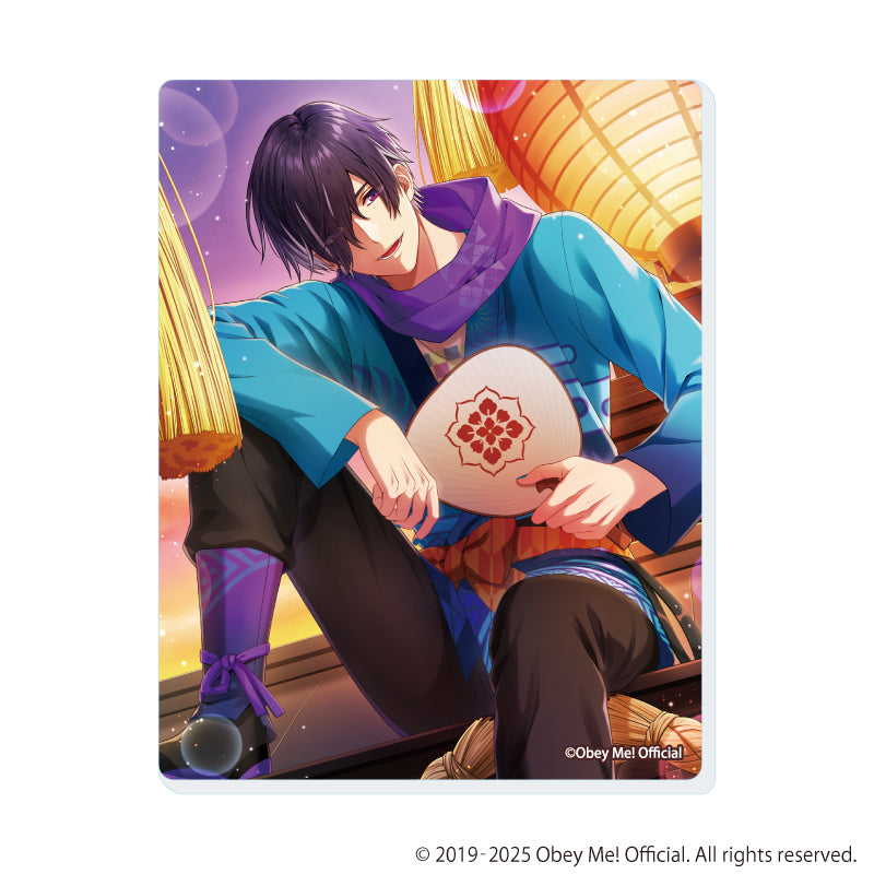 (1BOX=7)(Goods - Card) Obey Me! Nightbringer Acrylic Card 09 (Official Art)