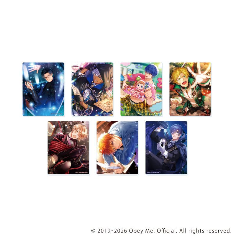 (1BOX=7)(Goods - Card) Obey Me! Nightbringer Acrylic Card 26 (Official Art)