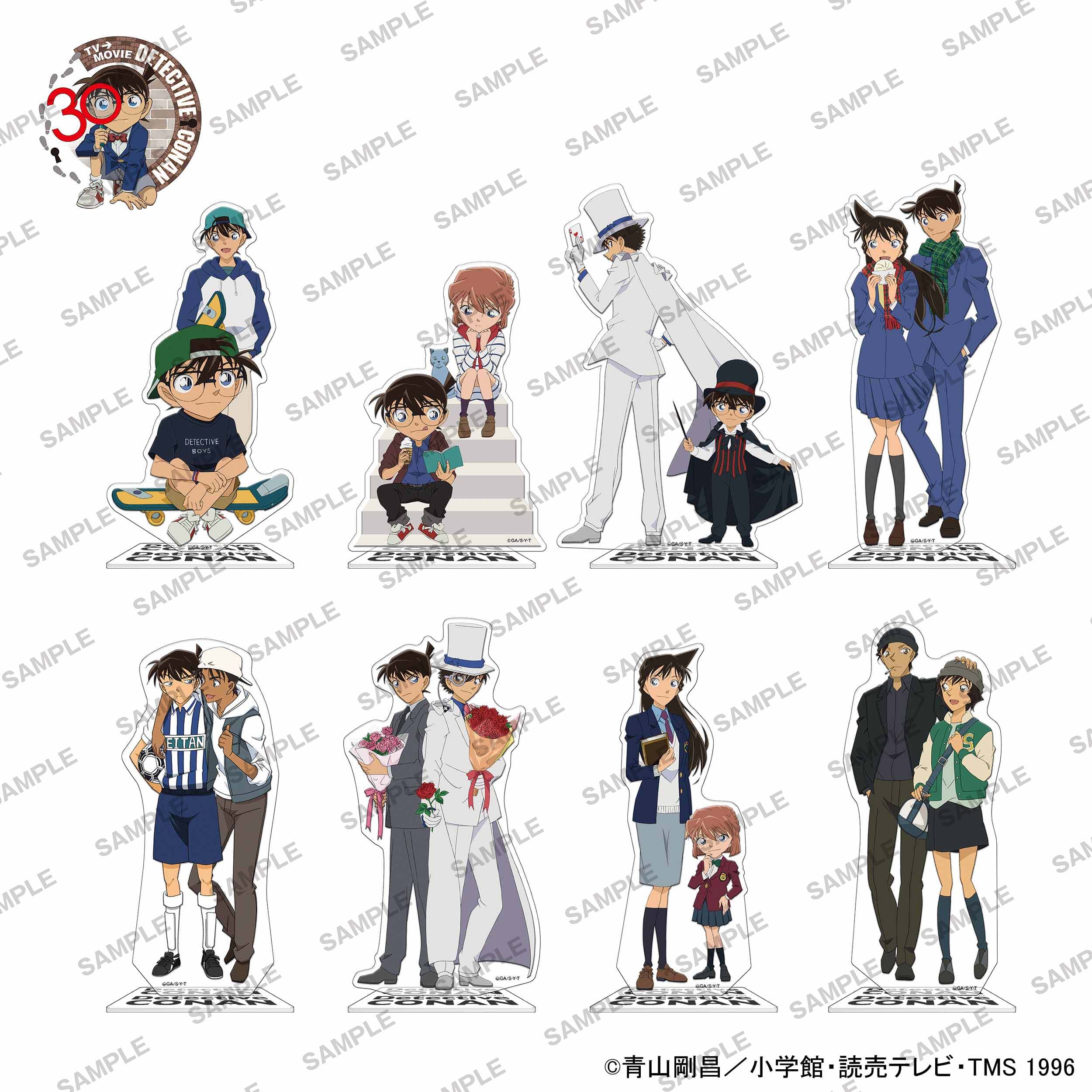 (Goods - Acrylic Stand) Detective Conan Acrylic Stand Figure Pair - Conan & Shinichi Ver.