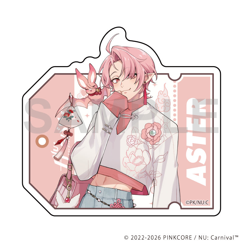 (Goods - Sticker) NU: Carnival Die-cut Sticker 02 Aster (Exclusive Art)