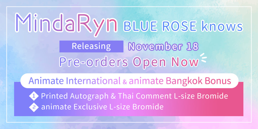animate International & animate Bangkok Bonus: Printed Autograph &  Thai Comment L-size Bromide + animate Exclusive L-size Bromide (Set of 2)