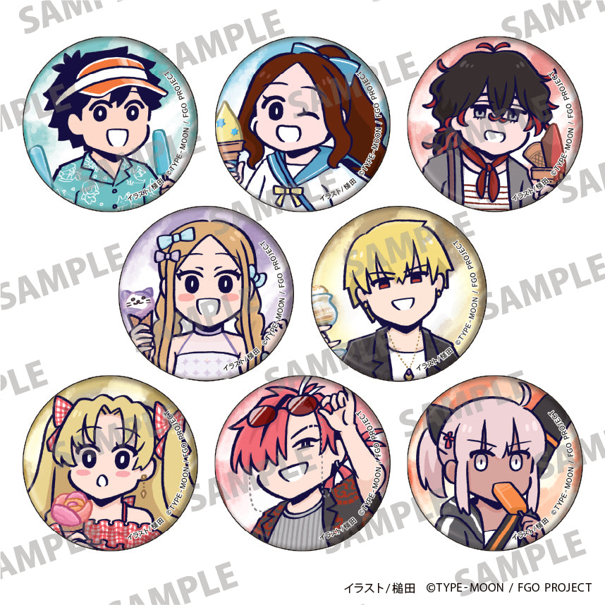 (1BOX=8)(Goods - Badge) Fate/Grand Order: Fujimaru Ritsuka Doesn't Get It Trading Tin Badge PACK