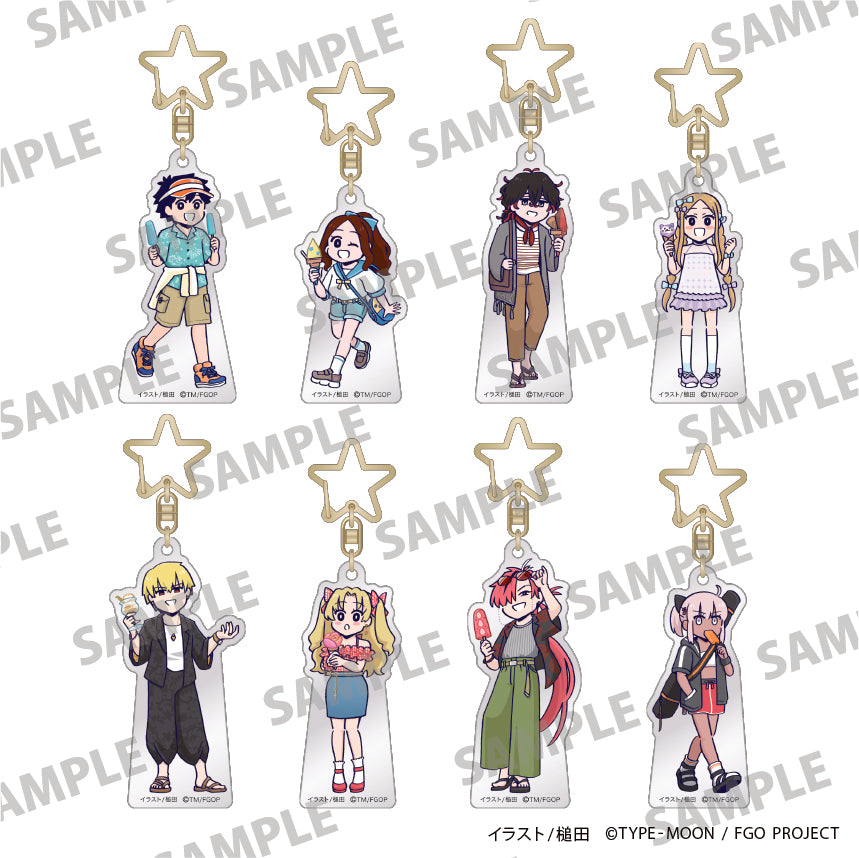(1BOX=8)(Goods - Keychain) Fate/Grand Order: Fujimaru Ritsuka Doesn't Get It Trading Acrylic Keychain PACK