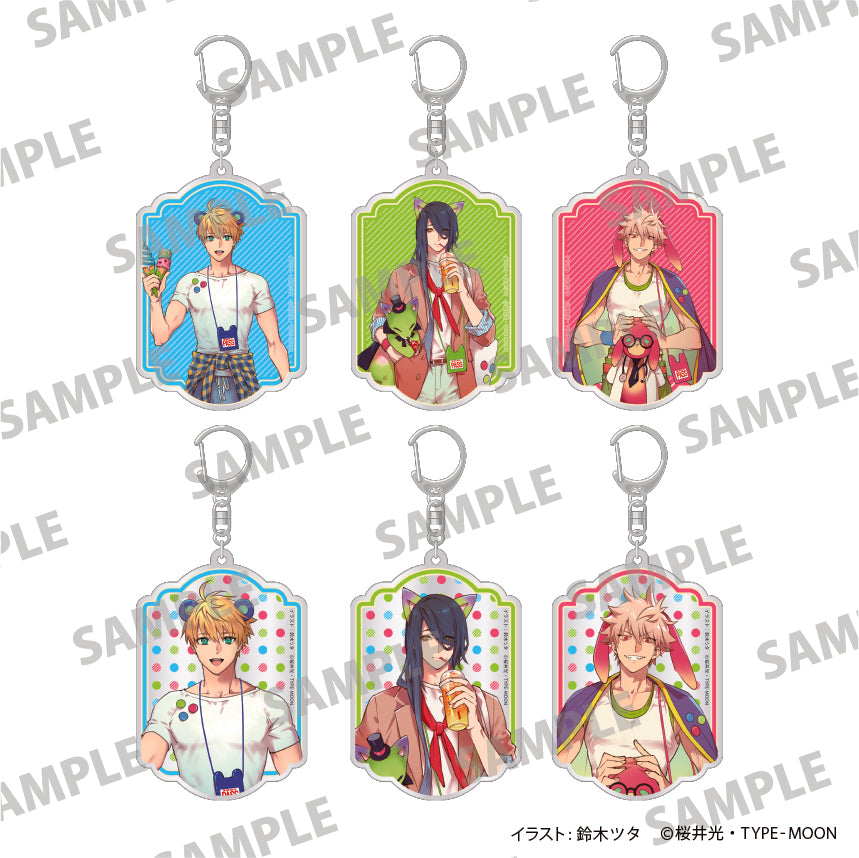 (1BOX=6)(Goods - Keychain) Fate/Prototype: Fragments of Sky Silver Trading Acrylic Keychain PACK