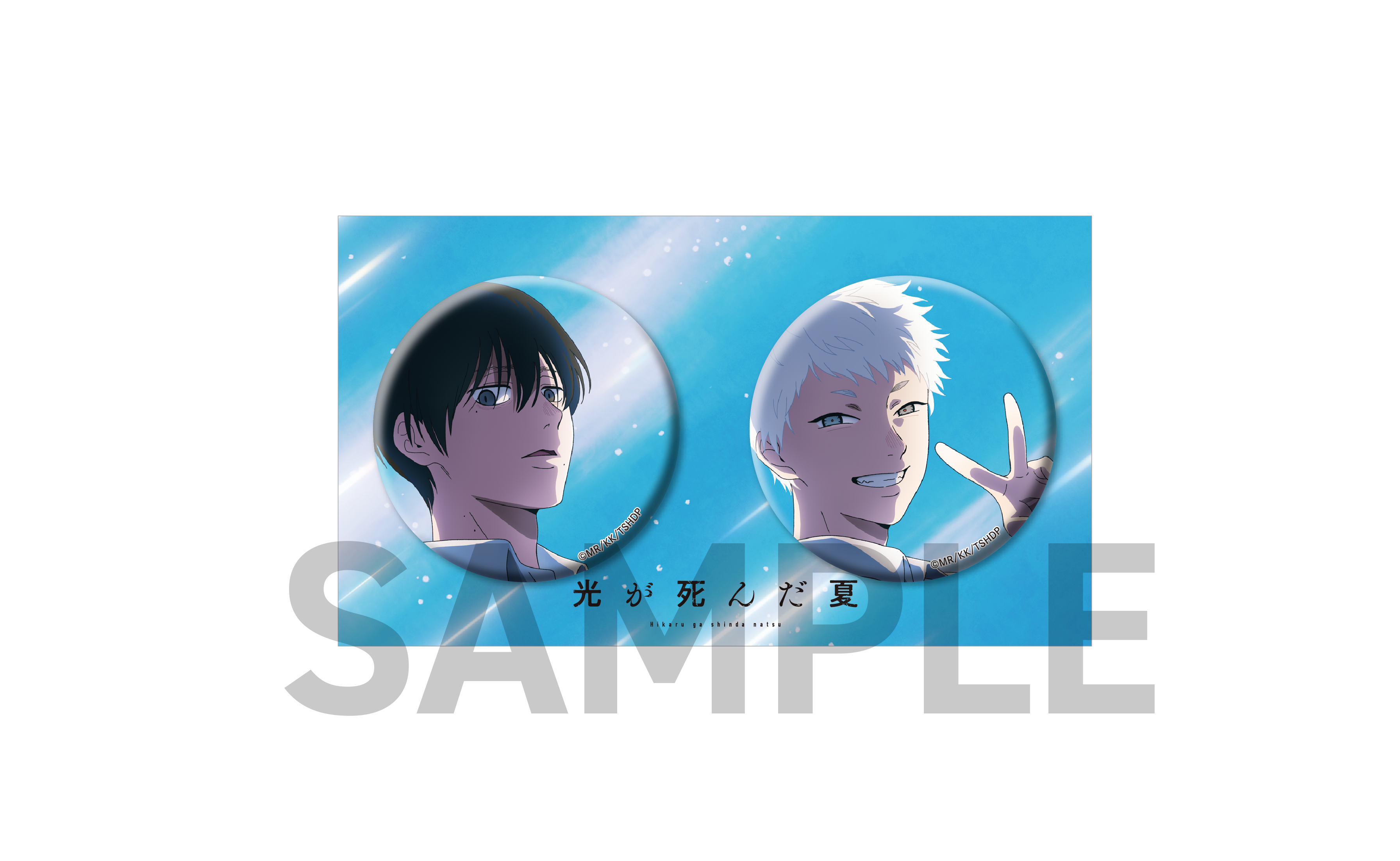 (Goods - Badge) TV Animation "The Summer Hikaru Died" Visual Two Tin Badge Set Ver.A