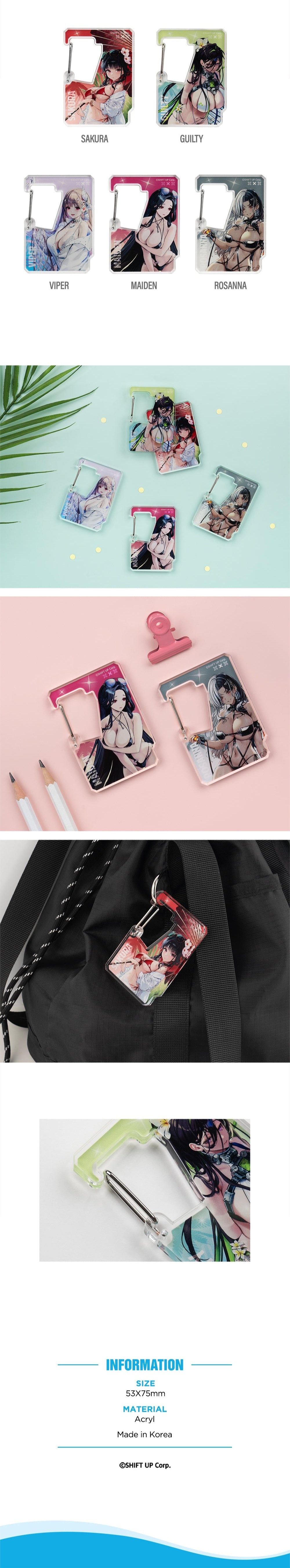 (Goods - Carabiner) GODDESS OF VICTORY: NIKKE 2024 Summer MD Acrylic Carabiner