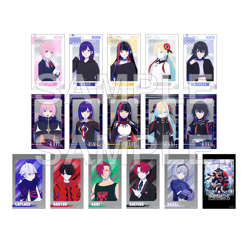 (1BOX=8)(Goods - Bromide) KAMITSUBAKI CITY UNDER CONSTRUCTION Mini Photo-style Illustrations Collection PACK