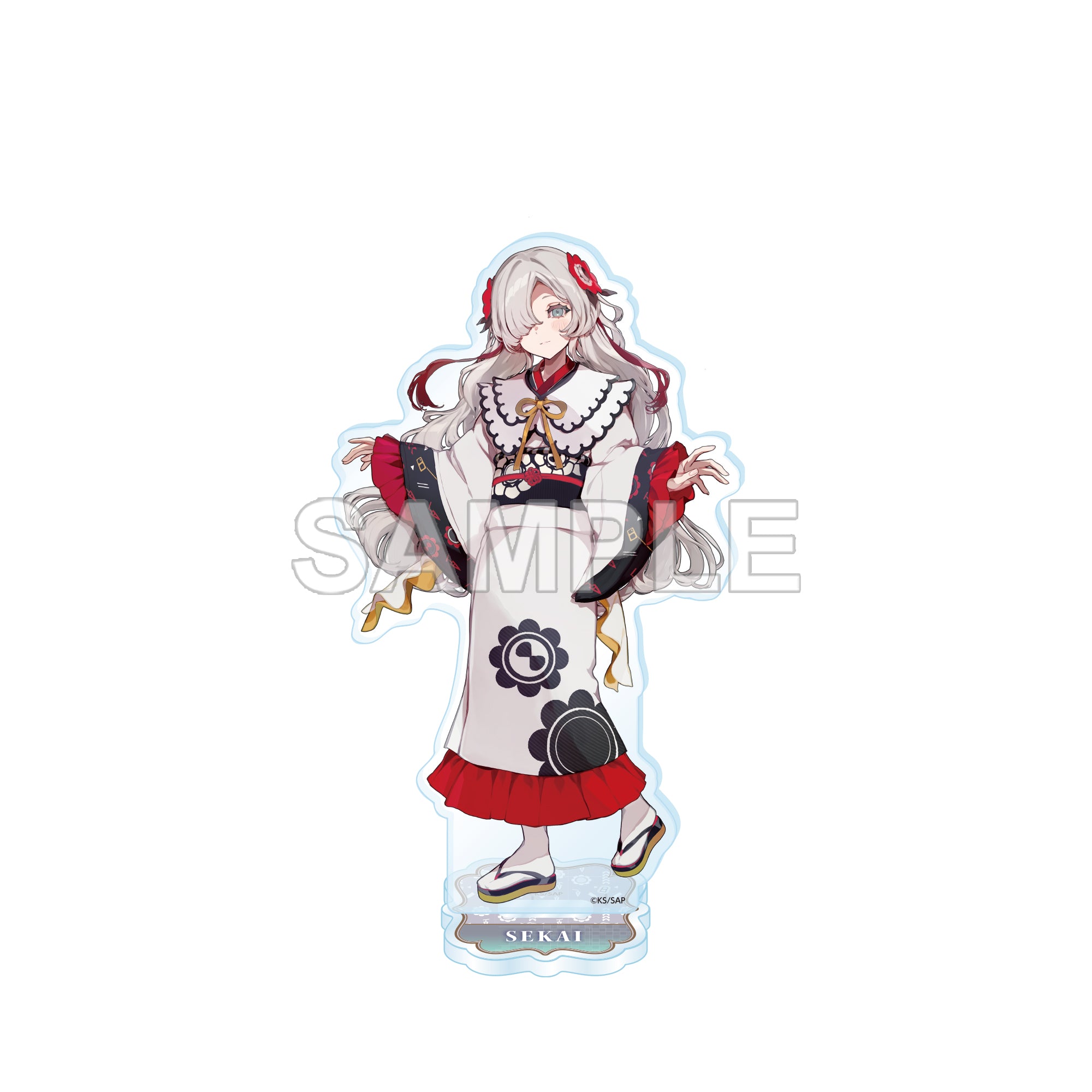 (Goods - Acrylic Stand) KAMITSUBAKI CITY UNDER CONSTRUCTION Acrylic Stand Figure - Sekai Yorukawa Kimono Ver.