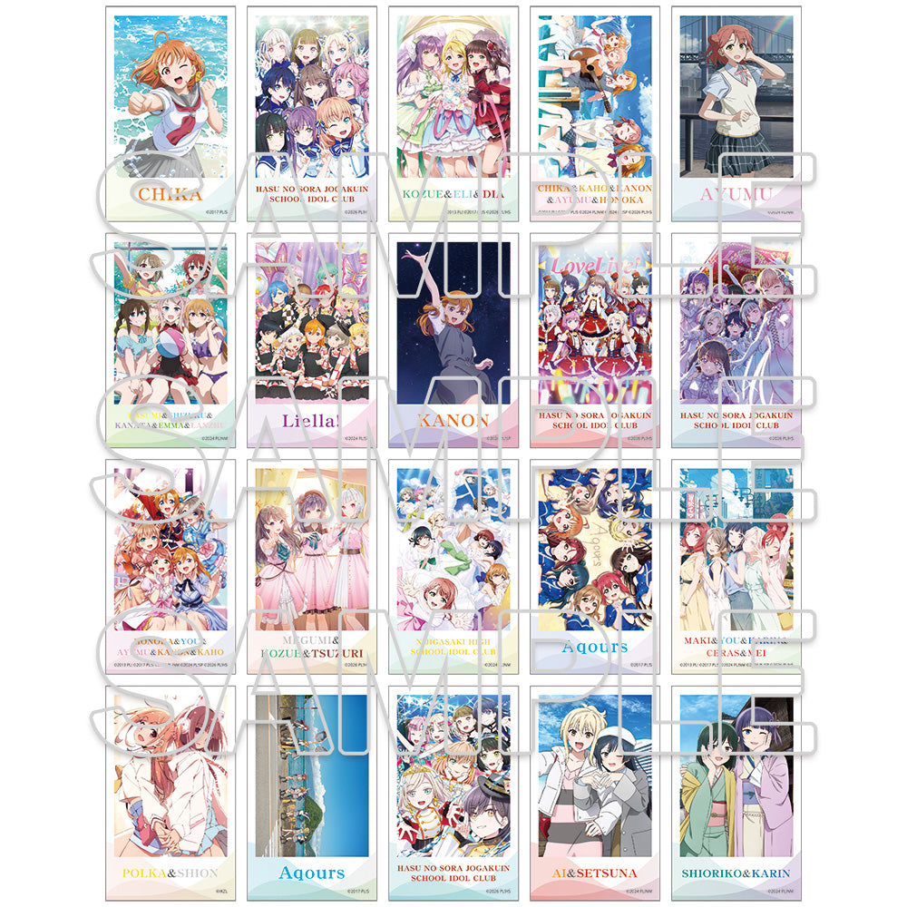 [※Blind](Goods - Bromide) Love Live! Series LoveLive!Days Mini Photo-style Illustrations Collection Ver.3
