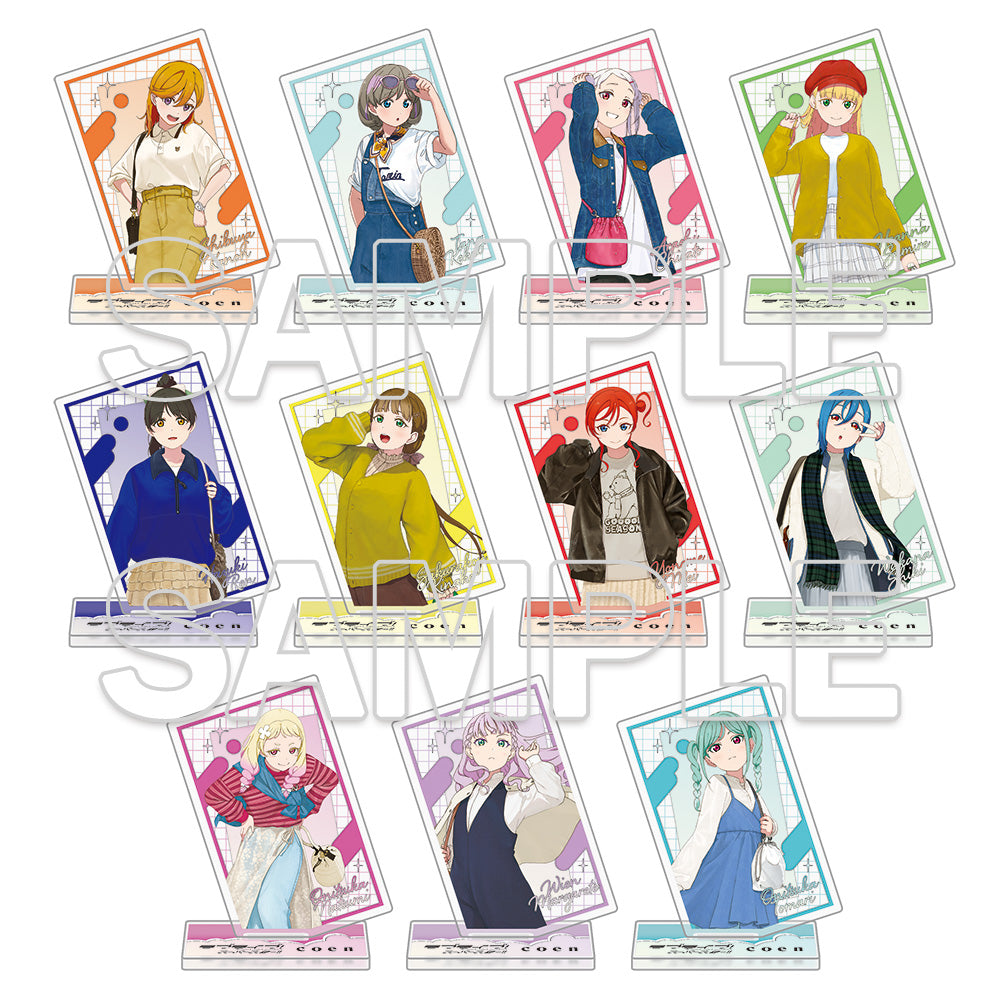 [※Blind](Goods - Acrylic Stand) Love Live! Superstar!! Tradable Mini Acrylic Stand Liella!#OOTD Ver.