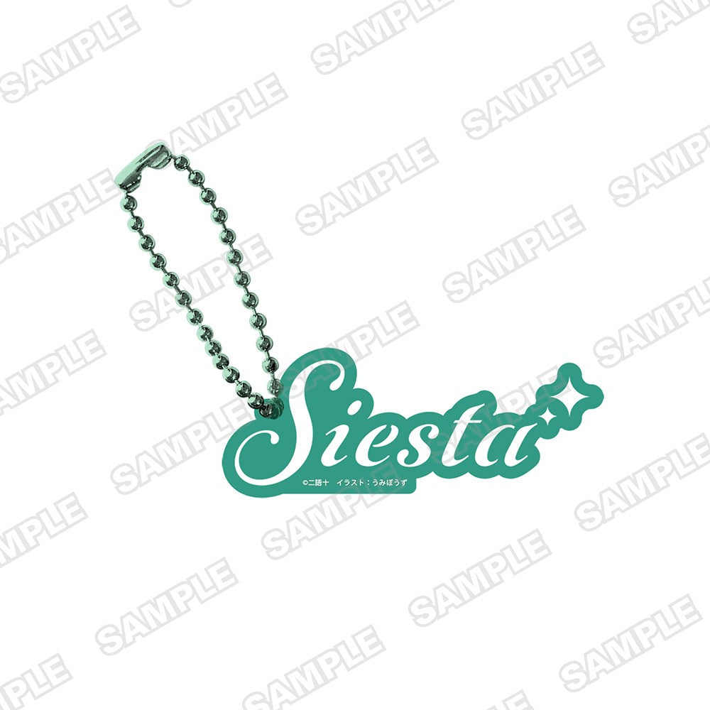 (Goods - Keychain) MF Bunko J Autumn School Festival 2025 Character Name Keychain - The Detective Is Already Dead - Siesta