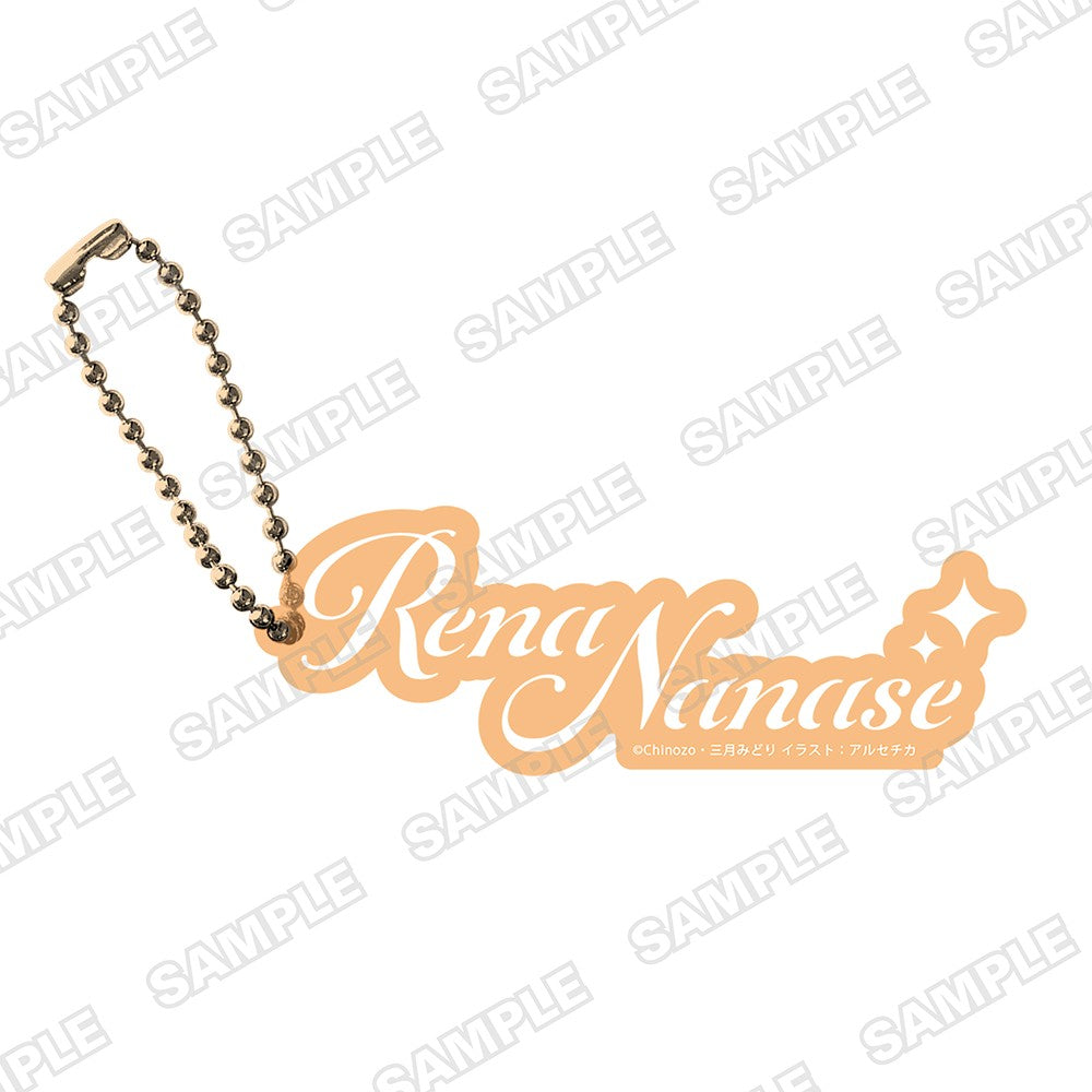 (Goods - Keychain) MF Bunko J Autumn School Festival 2025 Character Name Keychain - Goodbye Sengen - Rena Nanase