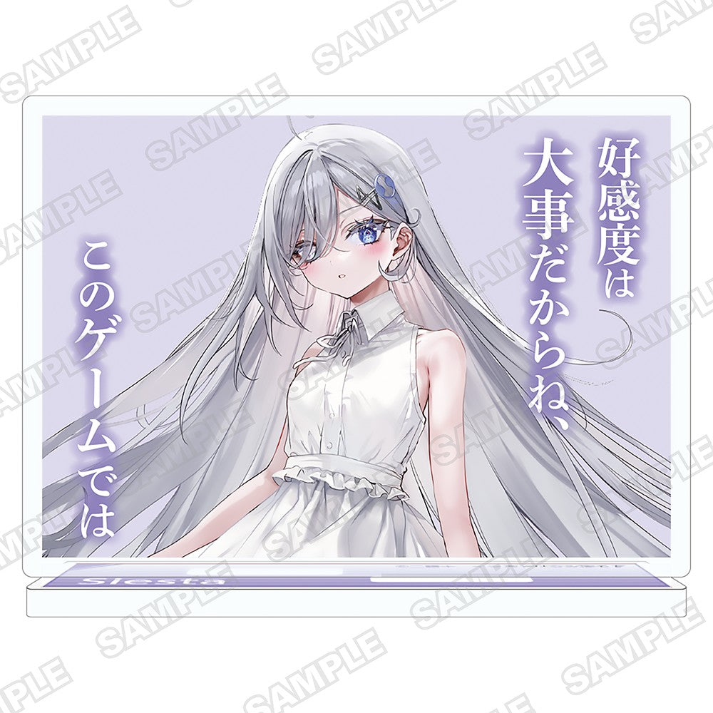 (Goods - Acrylic Stand) MF Bunko J Autumn School Festival 2025 Famous Line Acrylic Stand - Playing Death Games to Put Food on the Table - Yuki