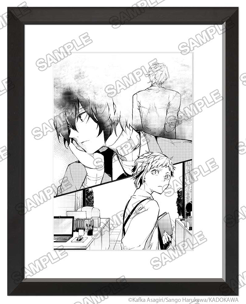 (Goods - Board) Bungo Stray Dogs: 55 Minutes Black and White Chara Fine Graph