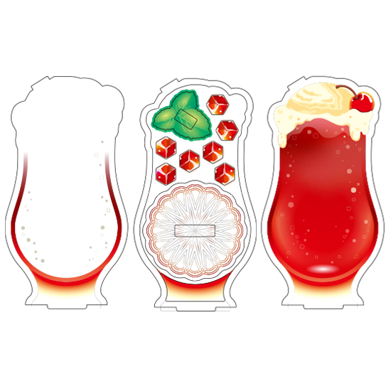(Goods - Stand Pop Cover) One Of Those Things to Put Your Fave In - Grande - Ice Cream Float: Red