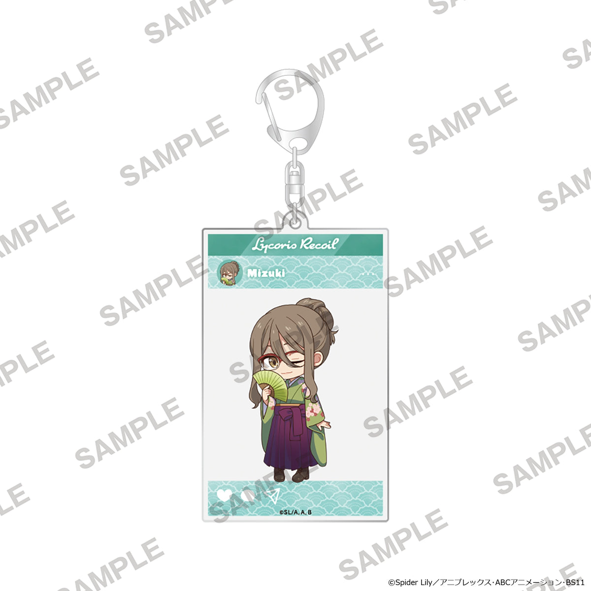 (Goods - Keychain) Lycoris Recoil TV Anime Series Acrylic Keychain in Social Media Style Japanese-Modern Style Ver. - Mizuki Nakahara