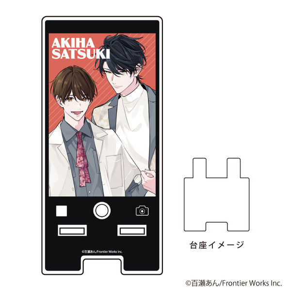 (Goods - Smartphone Accessory) It's My First Time, but I'm in Front of a Camera! (Hajimete Dakedo Camera no Mae de) Smartphone Chara Stand An Momose 03 (Feat. New and Original Art)