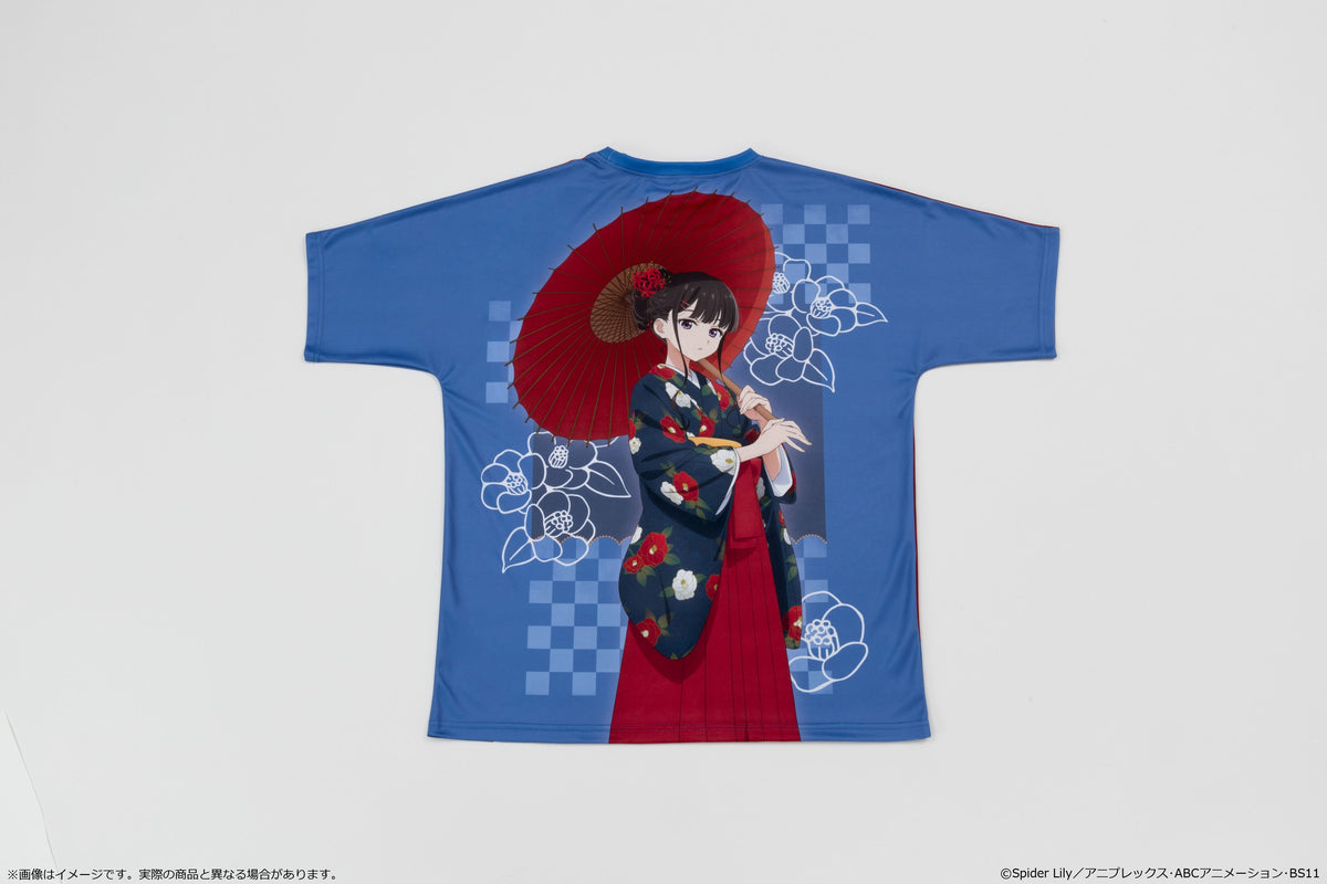 (Goods - Shirt) Lycoris Recoil TV Anime Series Full Graphic T-Shirt Japanese-Modern Style Ver. - Takina Inoue