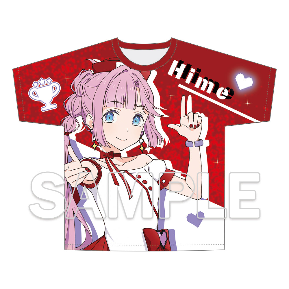 (Goods - Shirt) Love Live! Hasunosora Jogakuin School Idol Club Full Graphic T-shirt ver. TRI TRI UNITY!!! - Hime Anyoji