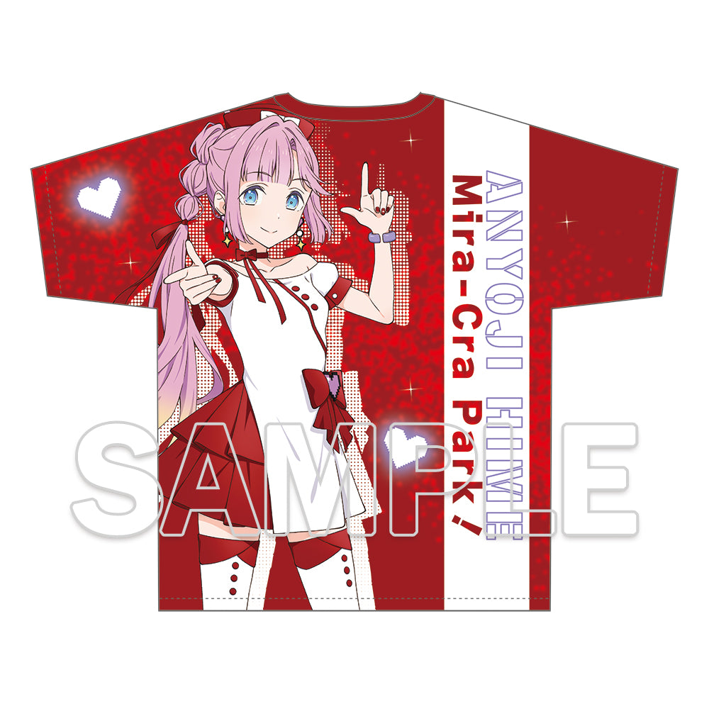 (Goods - Shirt) Love Live! Hasunosora Jogakuin School Idol Club Full Graphic T-shirt ver. TRI TRI UNITY!!! - Hime Anyoji