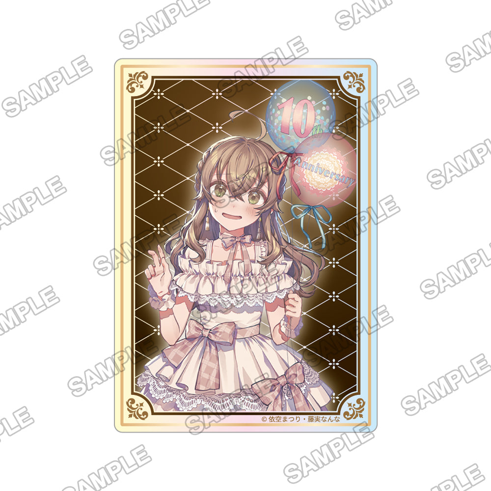 [※Blind](1BOX=3)(Goods - Bromide) Kadokawa BOOKS 10th Anniversary Celebration Tradable Aurora Acrylic Cards Vol.1