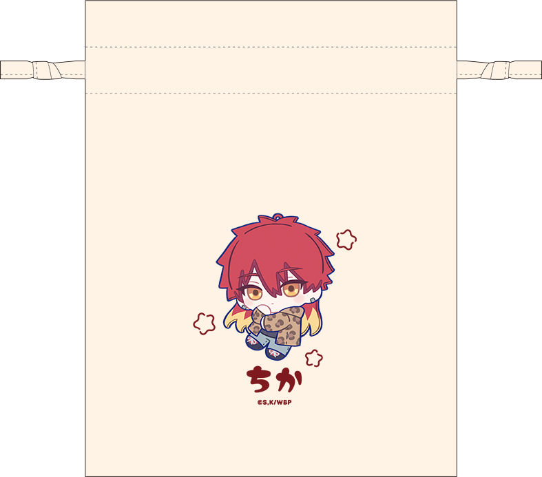 (Goods - Plush) WIND BREAKER Nui Pal animate Limited Selection Set (w/ Drawstring Pouch, Acrylic Stand) / Chika Takiishi