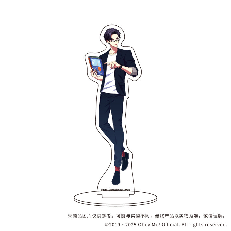 (Goods - Stand Pop) Character Acrylic Figure Obey Me! 50 / Lucifer Summer Outfit ver. (Exclusive Art)