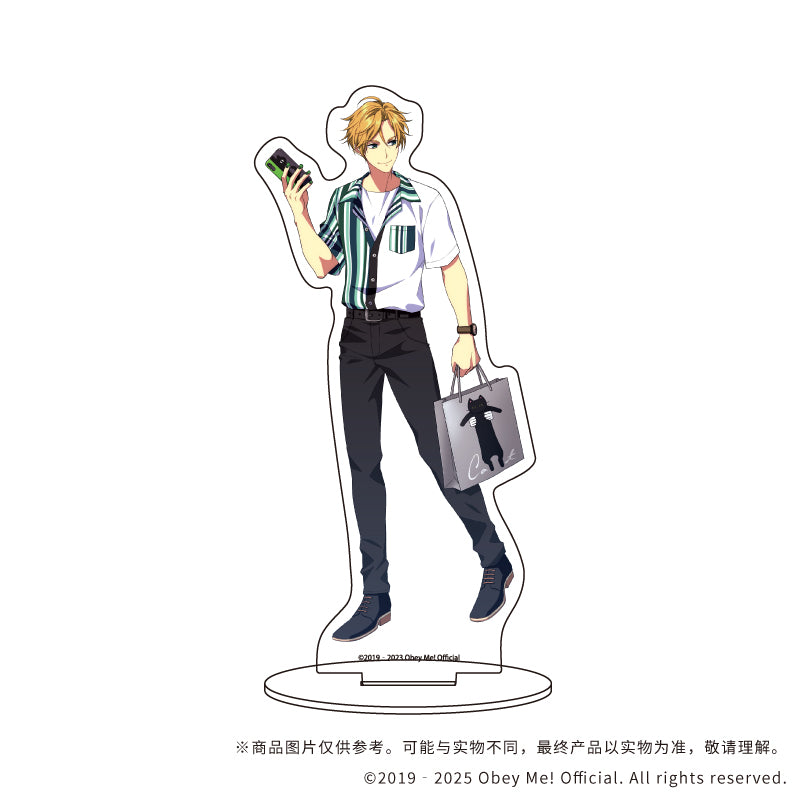 (Goods - Stand Pop) Character Acrylic Figure Obey Me! 53 / Satan Summer Outfit ver. (Exclusive Art)