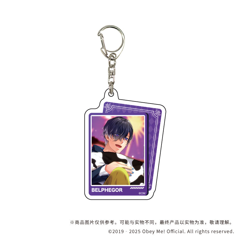 (1BOX=7)(Goods - Keychain) Obey Me! Nightbringer Acrylic Keychain 12 (Official Art)