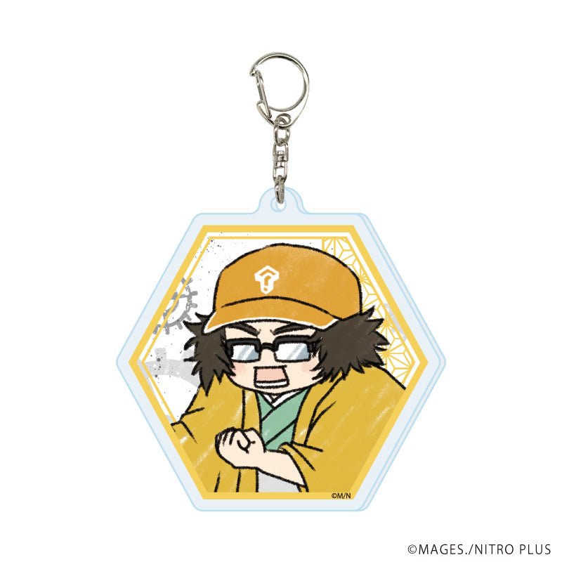 (1BOX=8)(Goods - Keychain) STEINS;GATE Acrylic Keychain 01 Kimono ver. (GraffArt)