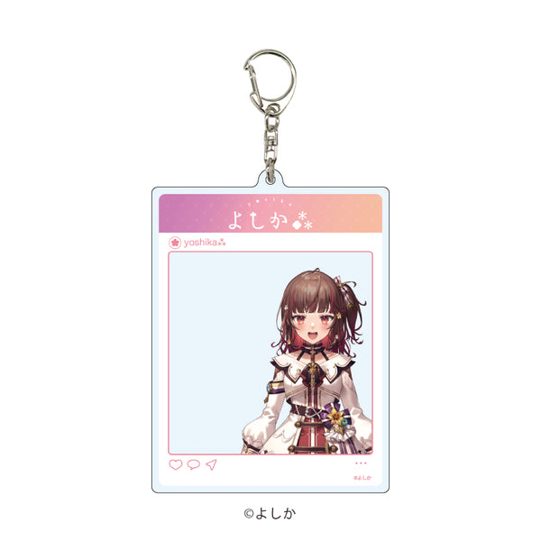 (Goods - Key Chain) Jumbo Acrylic Key Chain YOSHIKA 02 Social Media Style (Exclusive Art)