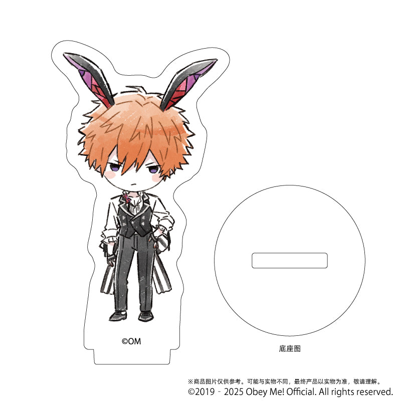 (1BOX=7)(Goods - Acrylic Stand) Obey Me! Acrylic Petit Stand Obey Me! 06 Bunny ver. (GraffArt)