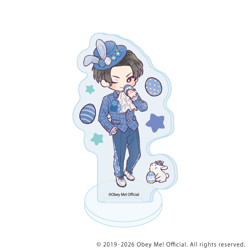 (1BOX=7)(Goods - Acrylic Stand) Acrylic Petit Stand Obey Me! Nightbringer 22/Easter ver. (Retro Art)
