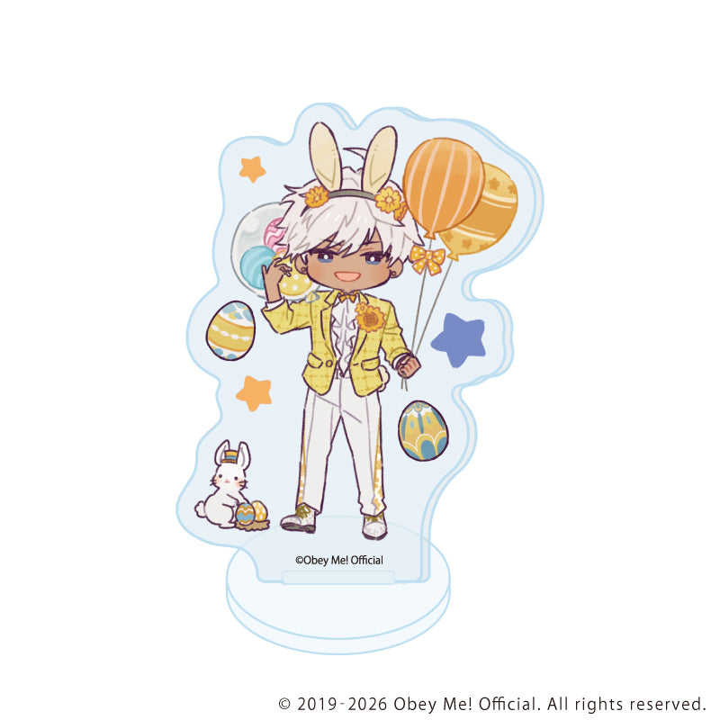 (1BOX=7)(Goods - Acrylic Stand) Acrylic Petit Stand Obey Me! Nightbringer 22/Easter ver. (Retro Art)
