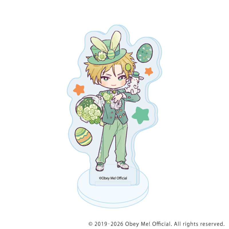 (1BOX=7)(Goods - Acrylic Stand) Acrylic Petit Stand Obey Me! Nightbringer 22/Easter ver. (Retro Art)
