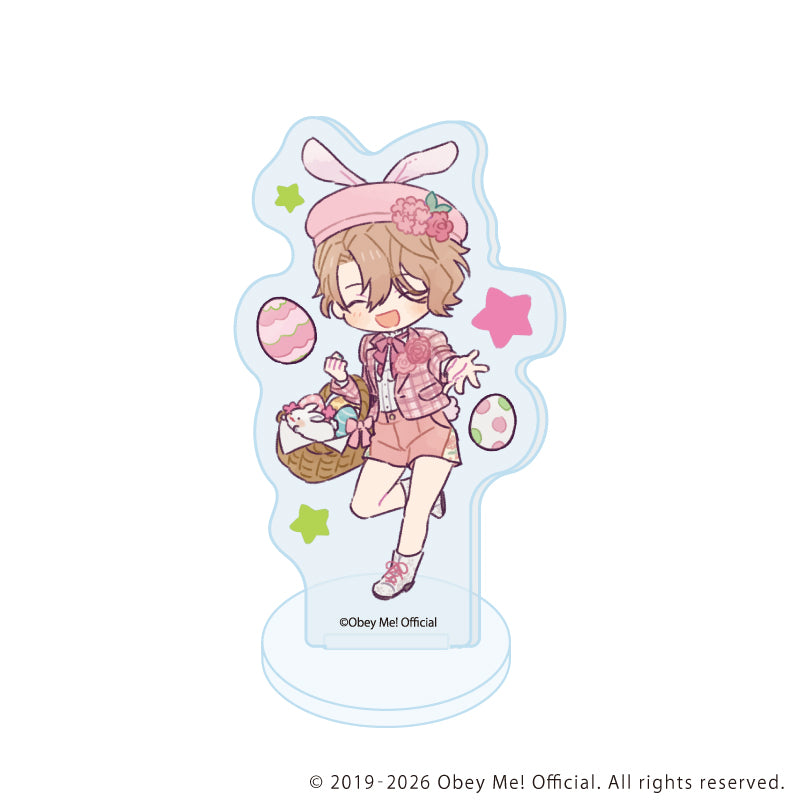 (1BOX=7)(Goods - Acrylic Stand) Acrylic Petit Stand Obey Me! Nightbringer 22/Easter ver. (Retro Art)