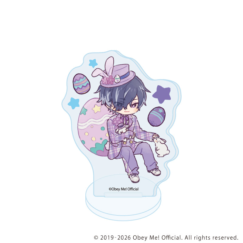 (1BOX=7)(Goods - Acrylic Stand) Acrylic Petit Stand Obey Me! Nightbringer 22/Easter ver. (Retro Art)