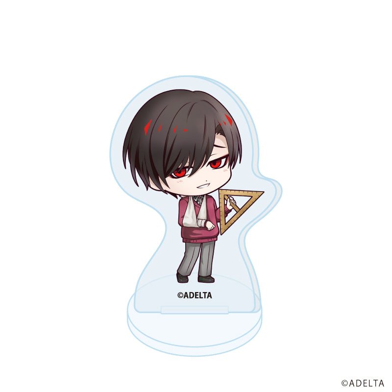 (1BOX=11)(Goods - Acrylic Stand) Owen (Ooe)  Acrylic Petit Stand 04 School Ver. (Chibi Art)